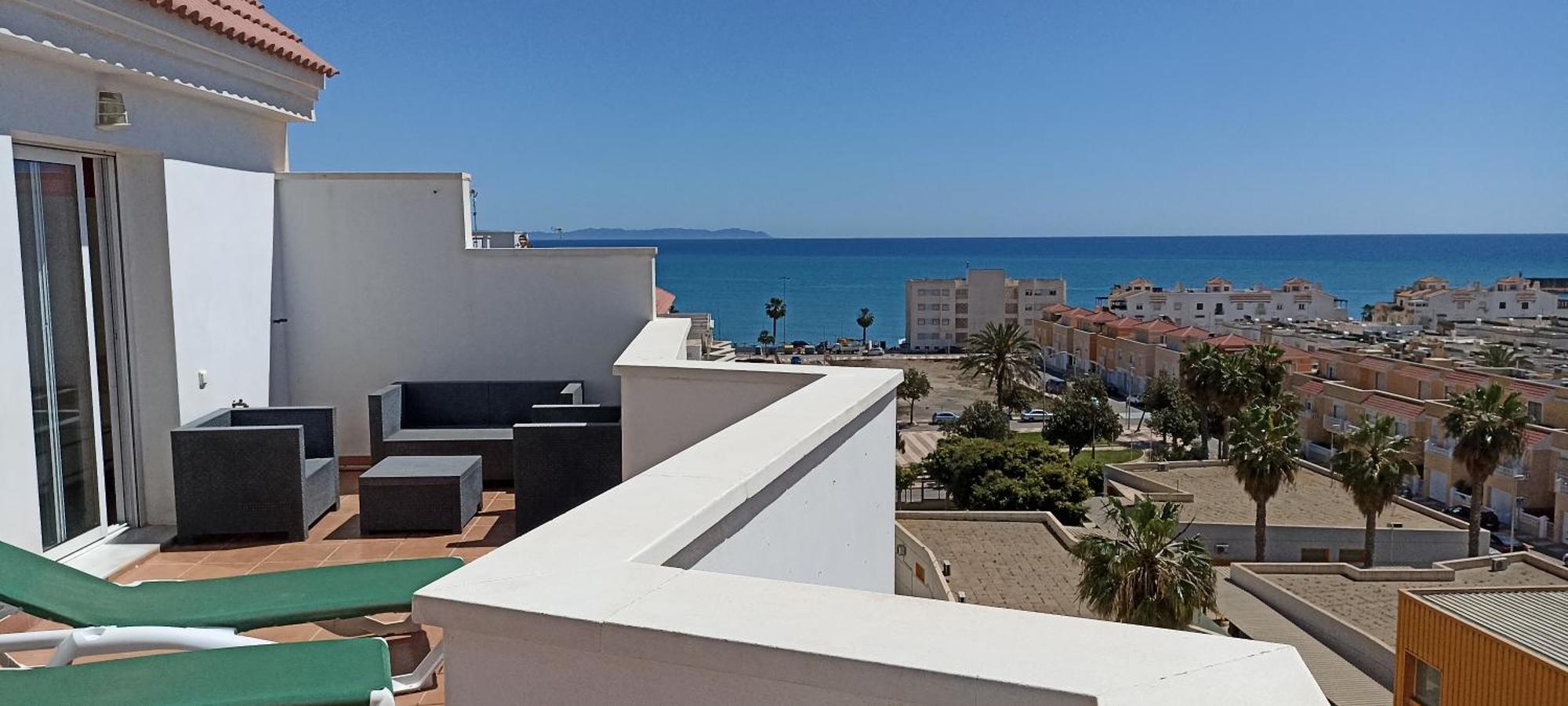 Ferienwohnung La Perla Azul Playa - Terraza Al Sol Roquetas de Mar Zimmer foto