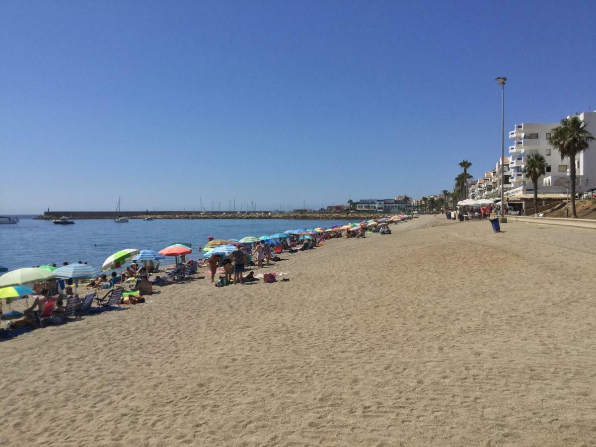 Ferienwohnung La Perla Azul Playa - Terraza Al Sol Roquetas de Mar Exterior foto