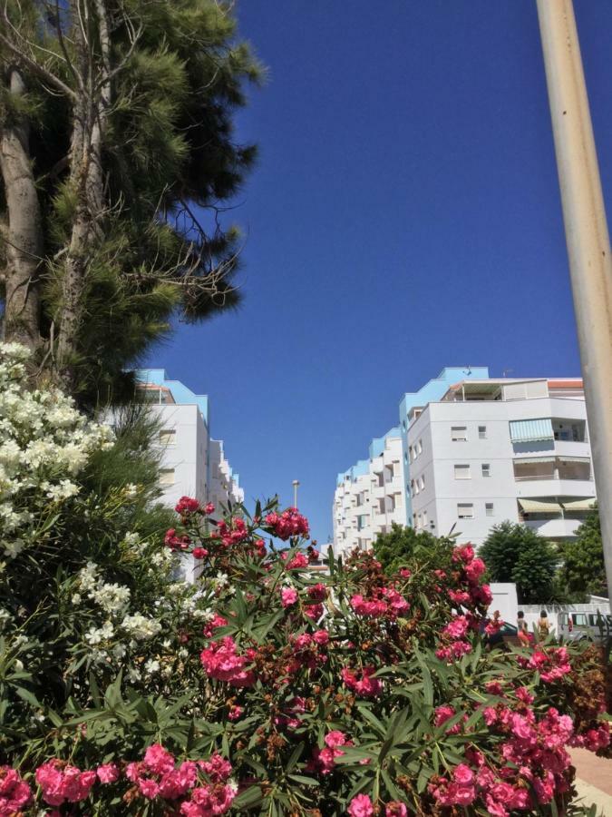 Ferienwohnung La Perla Azul Playa - Terraza Al Sol Roquetas de Mar Exterior foto