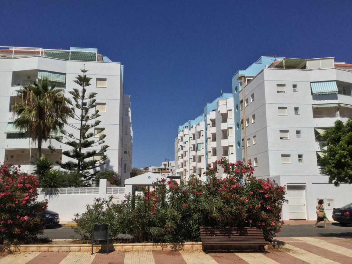Ferienwohnung La Perla Azul Playa - Terraza Al Sol Roquetas de Mar Exterior foto